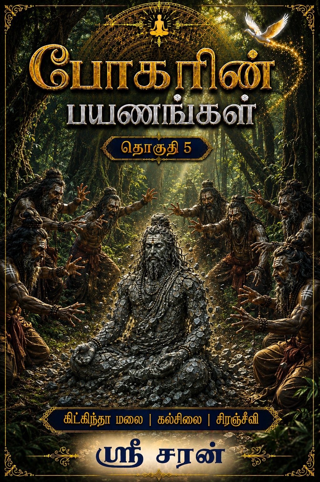 Bogar’s Journeys Volume 5 (Tamil) — Kishkindha Hill, the Stone Sages and Chiranjeevi